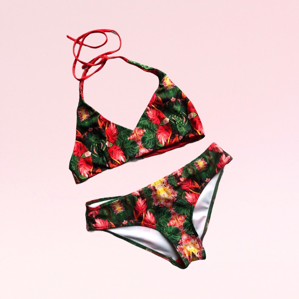 NWT Set Ginger Juice Halter Top and Hip Huggers